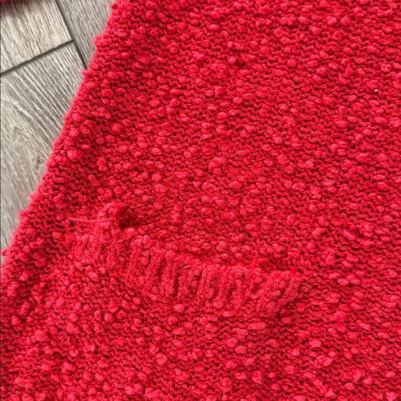 Vintage Jacques Bijou red pyre sleeve mini dress size 8 - Picture 5 of 5